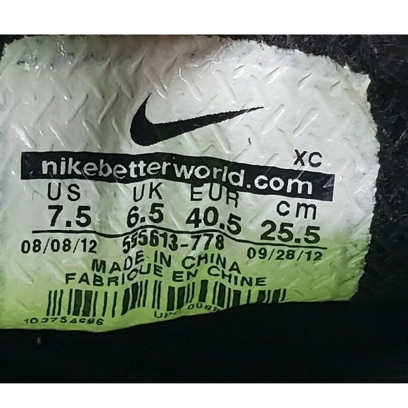 Nike Mercurial Orange Soccer Cleats Mans Size 7.5 - Picture 8 of 10